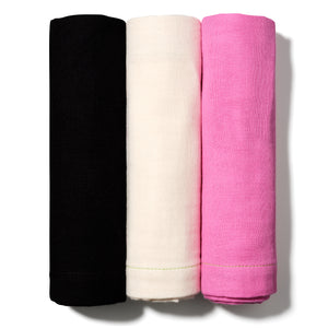 Plain cotton muslin sunny and moon premium luxury baby burp cloth swaddle