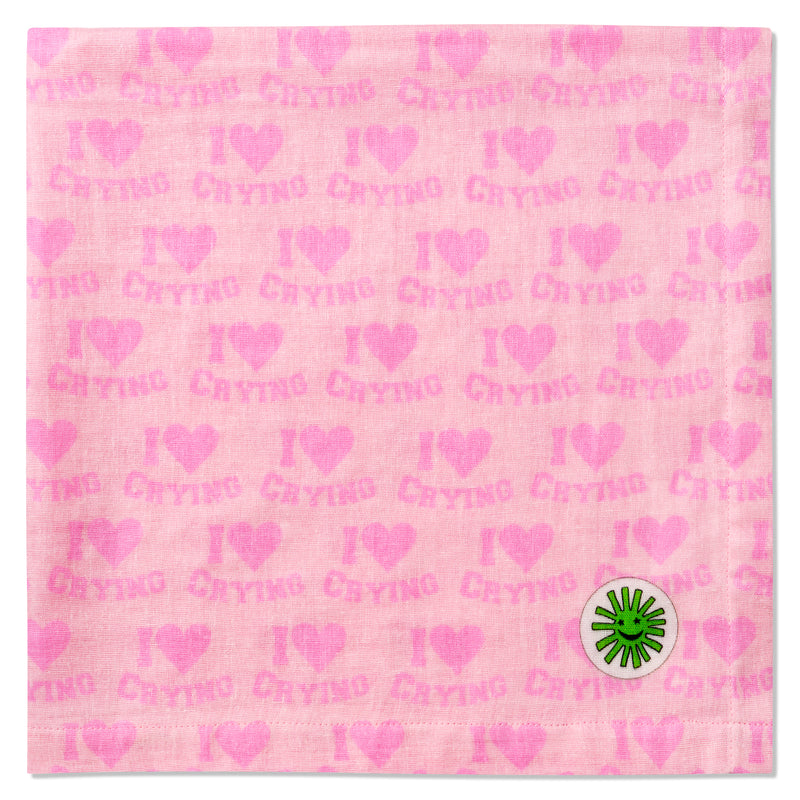  pink baby muslin burp cloth swaddle i heart crying stylish cool luxury premium baby gift